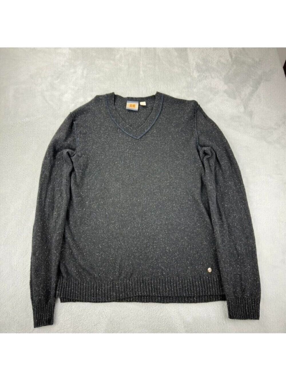 Hugo Boss Orange Men's Large Wool Blend V Neck Sweater Romania